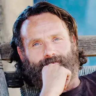 🤔 Rick Grimes The Walking Dead Rick Grimes, The Walking Dead, Andrew Lincoln, character, TV show, AMC telegram sticker