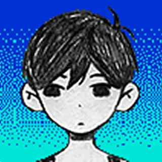 😒 Omori omori, personnage, jeu vidéo, animé, portrait telegram sticker