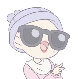 👶 dibujo animado, personaje, gafas de sol, lindo, persona, ilustración telegram sticker