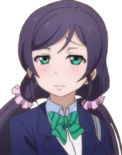 😕 Toono Shiki Tsukihime Anime, Manga, Ragazza, Uniforme scolastica, Toono Shiki whatsapp sticker