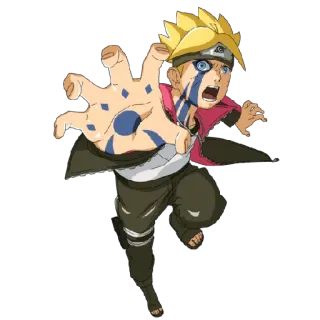 👊 Boruto Uzumaki Boruto Anime, Charakter, Kampf, Action, Boruto telegram sticker