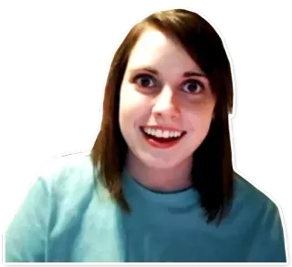 💑 Overly Attached Girlfriend Meme, Internet, Divertido, Novia loca, Obsesiva telegram sticker