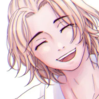 ⚒ Mikey Tokyo Revengers Anime, Manga, Personaje, Sonrisa, Mikey, Tokyo Revengers telegram sticker