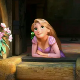 🌻 Rapunzel Tangled disney, putri, kartun, animasi, film telegram sticker