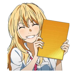 Kaori Miyazono telegram stickers