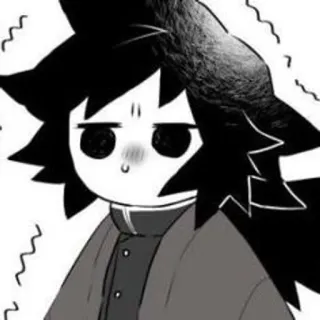🕳 Giyu Tomioka Demon Slayer Anime, Manga, Demon Slayer, Giyu Tomioka, Chibi, Carino, Illustrazione telegram sticker