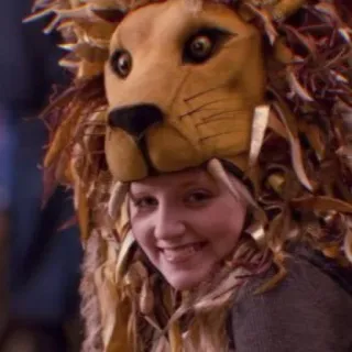🙂 Luna Lovegood Harry Potter Luna Lovegood, Harry Potter, leone, costume telegram sticker