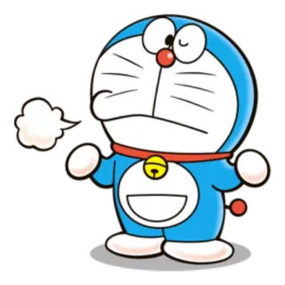 🤷‍♂ Doraemon Дораэмон, Мультфильм, Кот, Колокольчик, Аниме, Робот, Японский telegram sticker