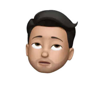 🙄 มีโมจิ, ใบหน้า, สีหน้า, เหนื่อย, อวตาร telegram sticker