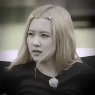 🥡 Rosé pessoa, mulher, cantora, Kpop, Blackpink whatsapp sticker