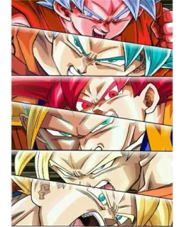 😤 Goku Dragon Ball Goku, Dragon Ball, Anime, Fighting, Super Saiyan, Character telegram sticker