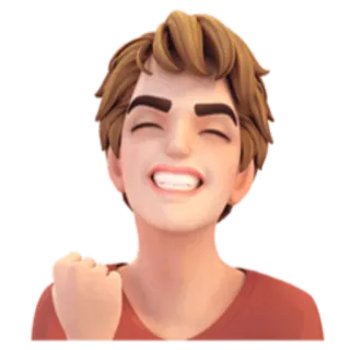 ✊ excité, fête, succès, joyeux, joie whatsapp sticker