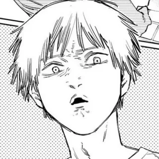 🐚 Denji Chainsaw Man anime, manga, Chainsaw Man, Denji telegram sticker
