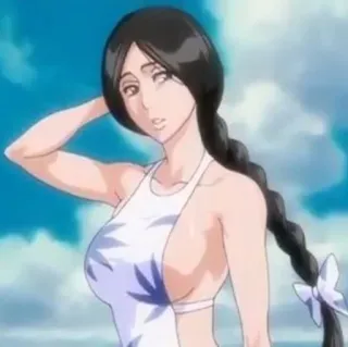 🪐 Retsu Unohana Bleach anime, woman, swimsuit, Retsu Unohana, Bleach telegram sticker
