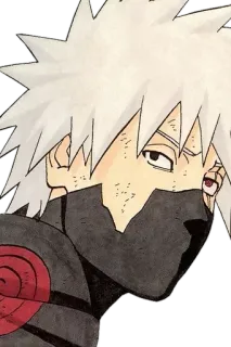 😒 Kakashi Naruto Kakashi, Naruto, Anime, Manga, Ninja, Charakter whatsapp sticker