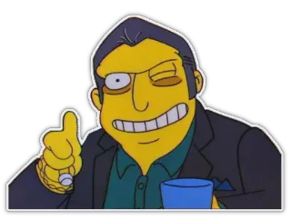 Achi Ech @SimpsonsGrupo telegram stickers