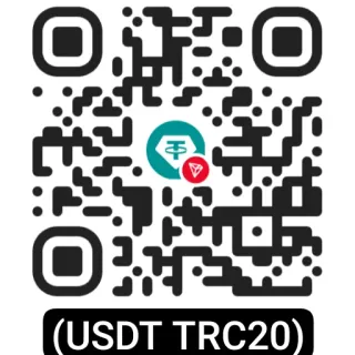 🖼 (USDT TRC20) Kryptowährung, USDT, TRC20, QR-Code, Digitale Zahlung whatsapp sticker