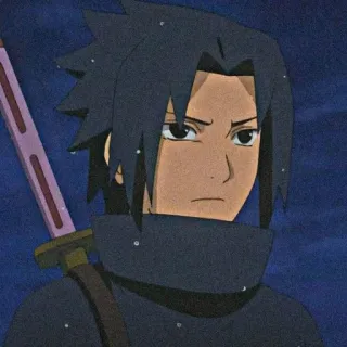 🍙 Sasuke Uchiha Naruto Anime, Espada, Sasuke, Naruto, Ninja, Katana whatsapp sticker