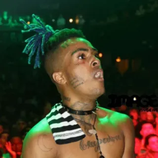 😕 XXXTentacion XXXTentacion, rappeur, musique, portrait telegram sticker