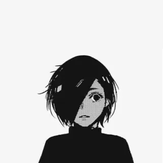 🐰 Touka Kirishima Tokyo Ghoul Аниме, Манга, Токийский гуль, Тоука, Киришима telegram sticker
