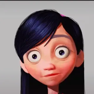 😳 Violet Parr The Incredibles Мультфильм, Анимация, Виолетта Парр, Суперсемейка, Супергерой, Disney, Pixar telegram sticker
