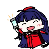 😄 süß, Anime, Cartoon, fröhlich, Figur telegram sticker