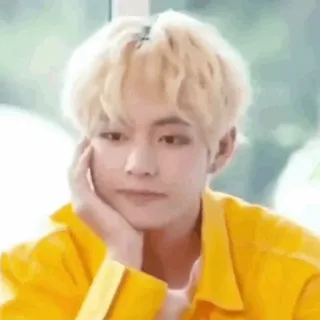 🐚 V Kpop, V, BTS, Cantante, Musica, Idolo telegram sticker