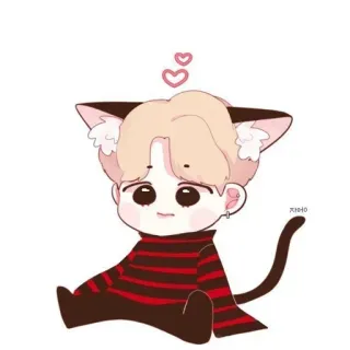 🍭 지아이 süß, Katze, Kätzchen, Cartoon, Figur, Anime telegram sticker