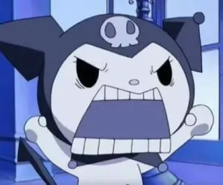 😤 Kuromi Anime, Desenho animado, Kuromi, Sanrio whatsapp sticker