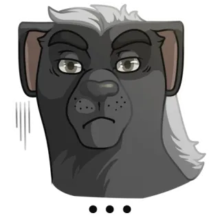 😒 ratel, animal, dessin animé, illustration, autocollant whatsapp sticker