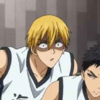 🌟 Аниме, Баскетбол, В шоке, Kuroko no Basket, Персонаж whatsapp sticker