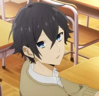 ✏️ Izumi Miyamura Horimiya Anime, Manga, Escuela, Chico, Adolescente telegram sticker