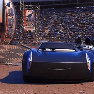 😈 Jackson Storm Cars 3 cars, racing, disney, pixar, animated, movie whatsapp sticker
