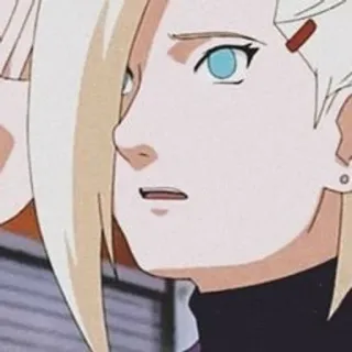 🌟 Ino Yamanaka Naruto anime, cartoon, girl, blonde hair, blue eyes, ninja telegram sticker