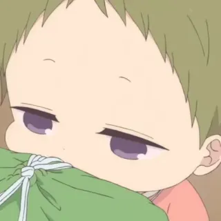 🥺 anime, child, sleepy, cute, cartoon telegram sticker