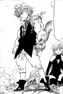 😠 Meliodas Seven Deadly Sins anime, manga, seven deadly sins, fantasy, meliodas telegram sticker