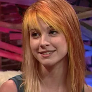 ❤️‍🔥 Hayley Williams Hayley Williams, Paramore, Músico, Cantora, Mulher, Cabelo laranja telegram sticker