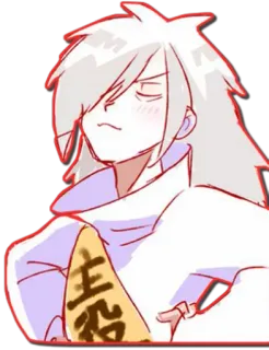 😌 主殺 anime, manga, nhân vật, sticker telegram sticker