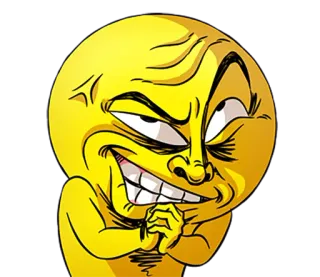 😠 xấu xa, mưu mô, âm mưu, xảo quyệt, tinh nghịch, Meme, cười đểu telegram sticker