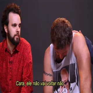 😢 Cara, ele não vai voltar não telegram sticker