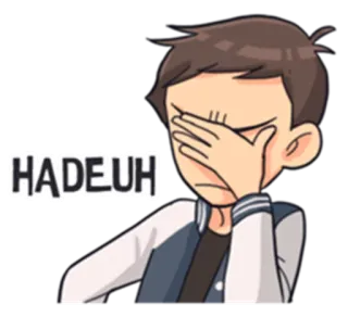 😓 HADEUH telegram sticker