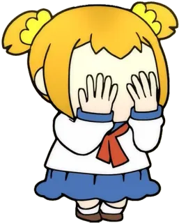 😚 anime, girl, cute, character, student, kawaii telegram sticker