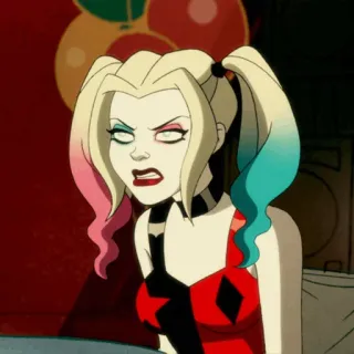 🎪 Harley Quinn 할리 퀸, DC 코믹스, 만화, 악당 telegram sticker
