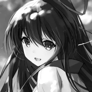 😃 Anime Mädchen, Manga, Cartoon, Porträt, Illustration telegram sticker