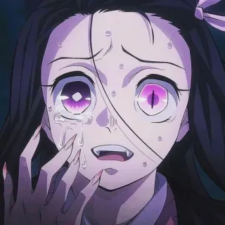 🌿 Nezuko Kamado Demon Slayer Anime, Nezuko, Demon Slayer, Manga, Cartoon, Charakter, Fanart whatsapp sticker