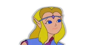 😳 Zelda ゼルダ, プリンセス, エルフ, 任天堂, ビデオゲーム, アニメ telegram sticker