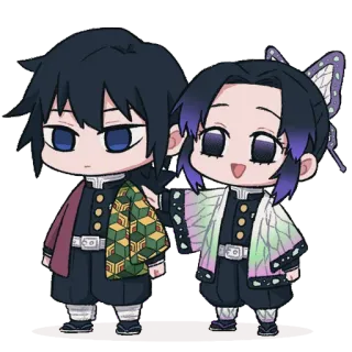 🦋 Shinobu Kochou @LadyLuxanna telegram stickers