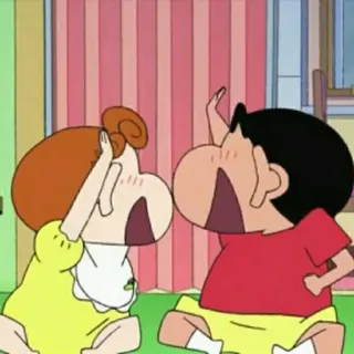 😀 Shin-chan Crayon Shin-chan Animé, Dessin animé, Crayon Shin-chan, Drôle, Personnages telegram sticker