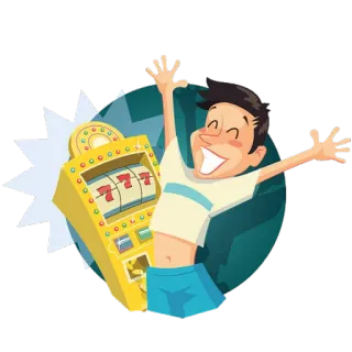 🤗 caça-níqueis, cassino, jogo, ganhar, sorte, jackpot telegram sticker