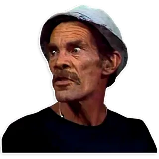 🤯 Don Ramón El Chavo del Ocho méxico, engraçado, personagem, comediante, el chavo whatsapp sticker